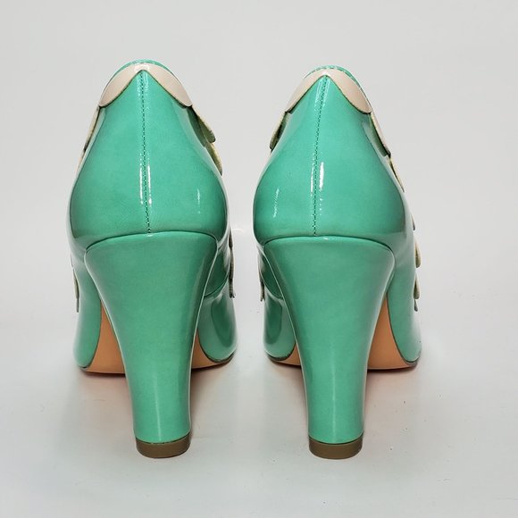 Varah Heels Seafoam Green Size 6 *NIB* - Picture 3 of 4